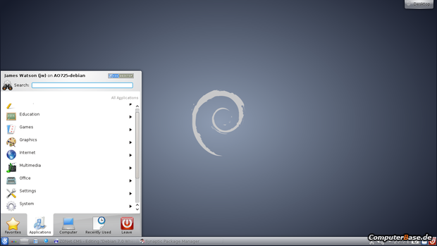 computerbase.de - Debian 7 KDE