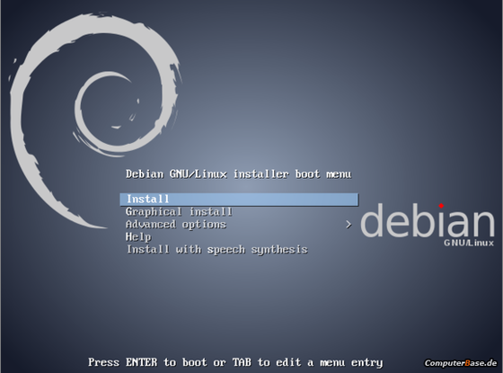 computerbase.de - Debian Installer