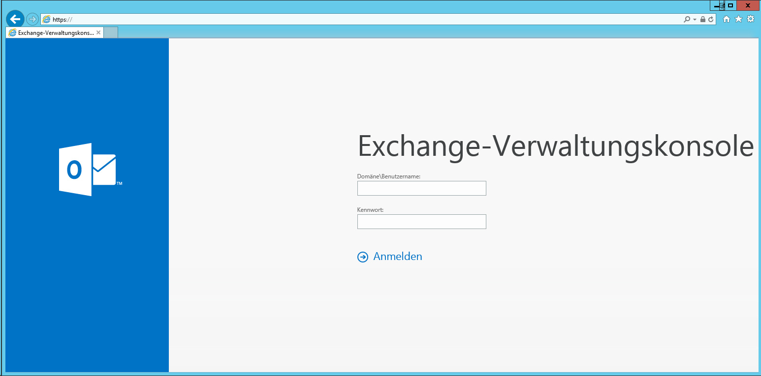 Exchange Verwaltungskonsole