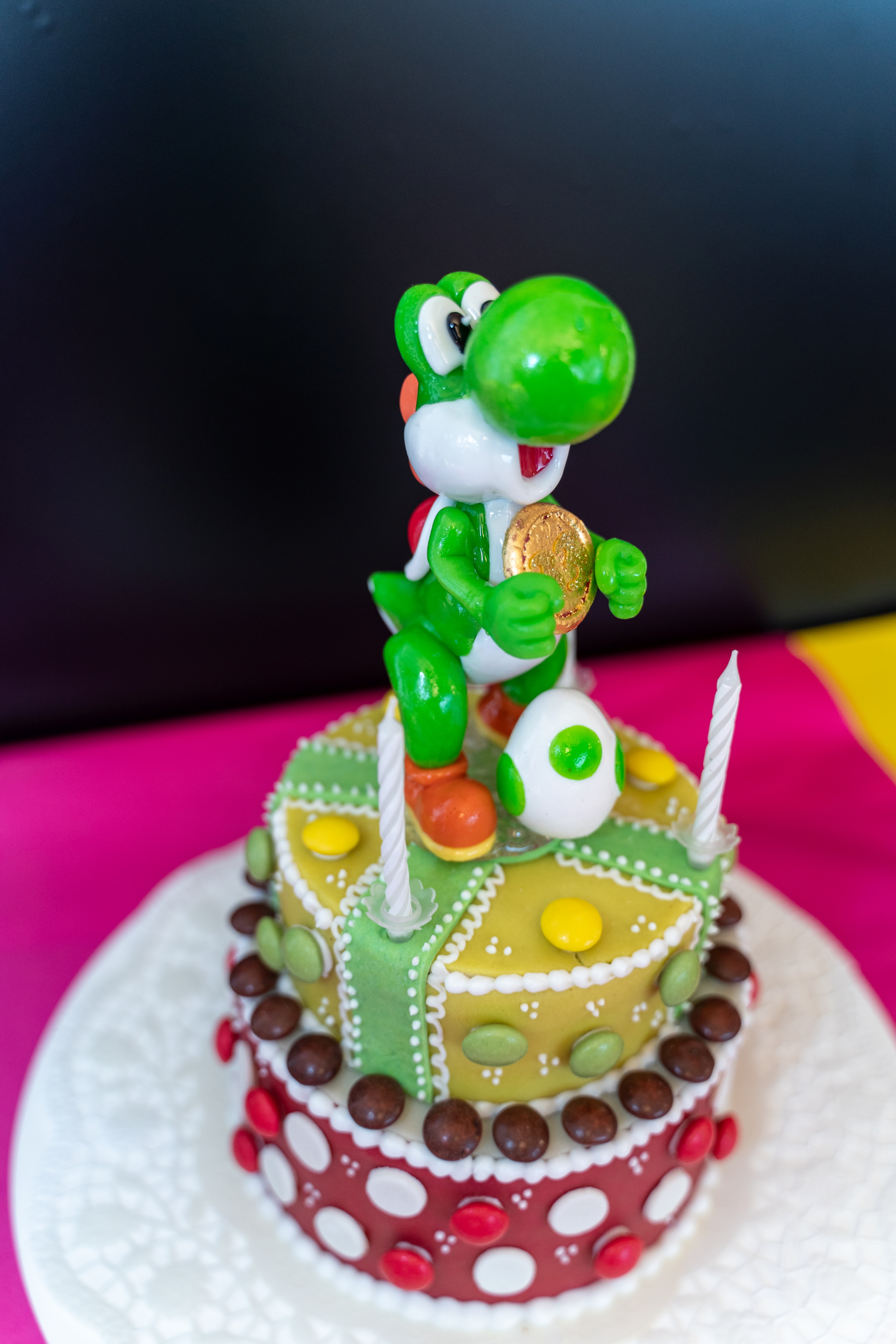 Geburtstagskuchen Dekoration 2019 - Yoshi & Bowser - 003