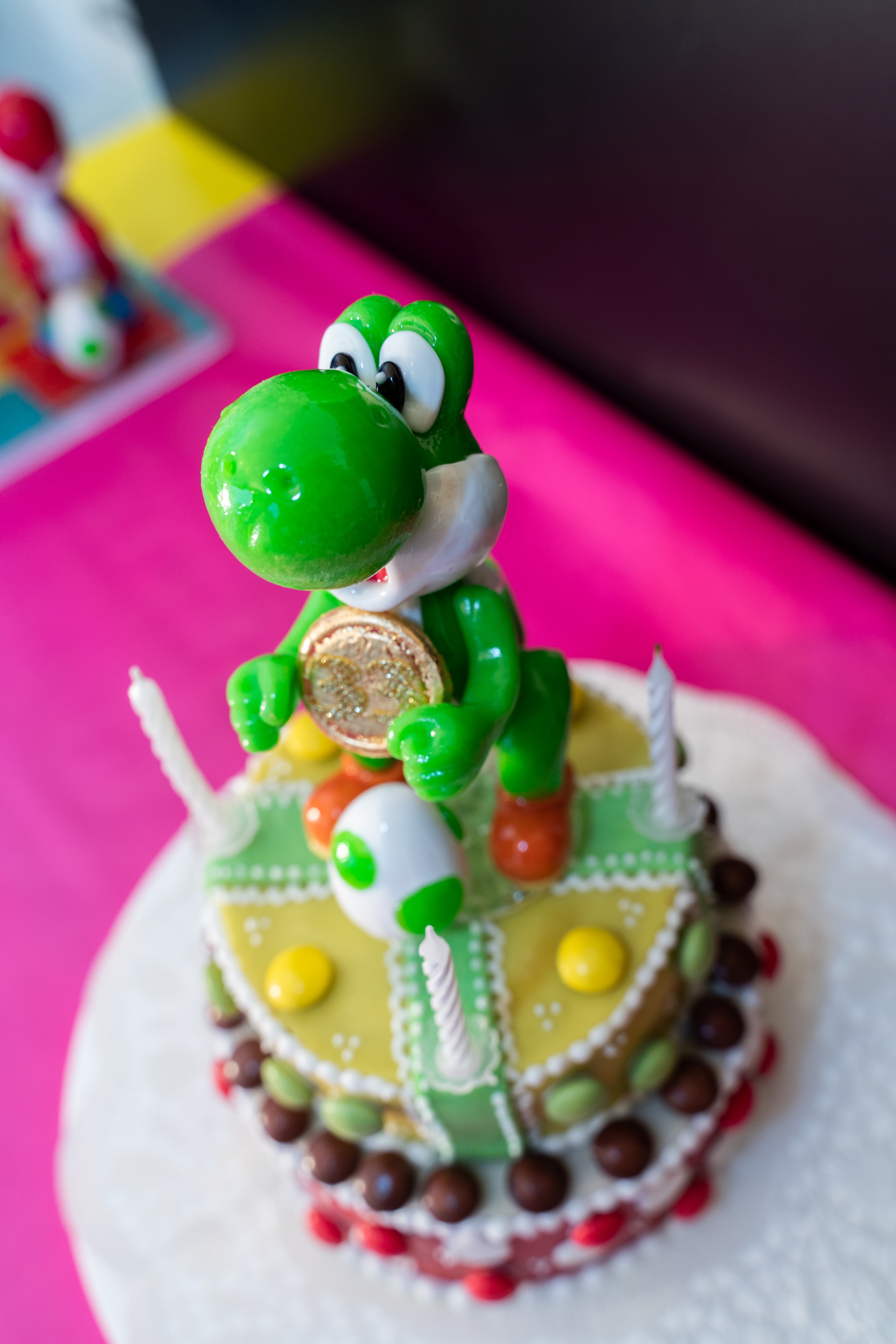 Geburtstagskuchen Dekoration 2019 - Yoshi & Bowser - 005