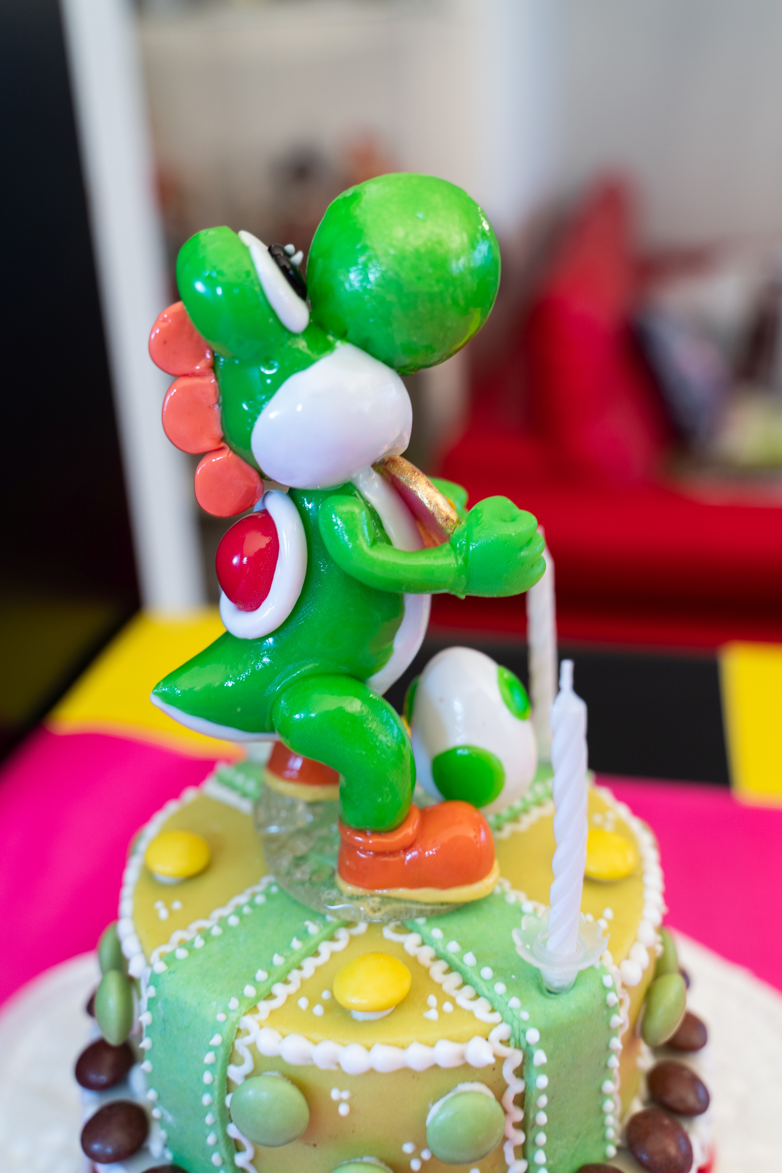 Geburtstagskuchen Dekoration 2019 - Yoshi & Bowser - 008