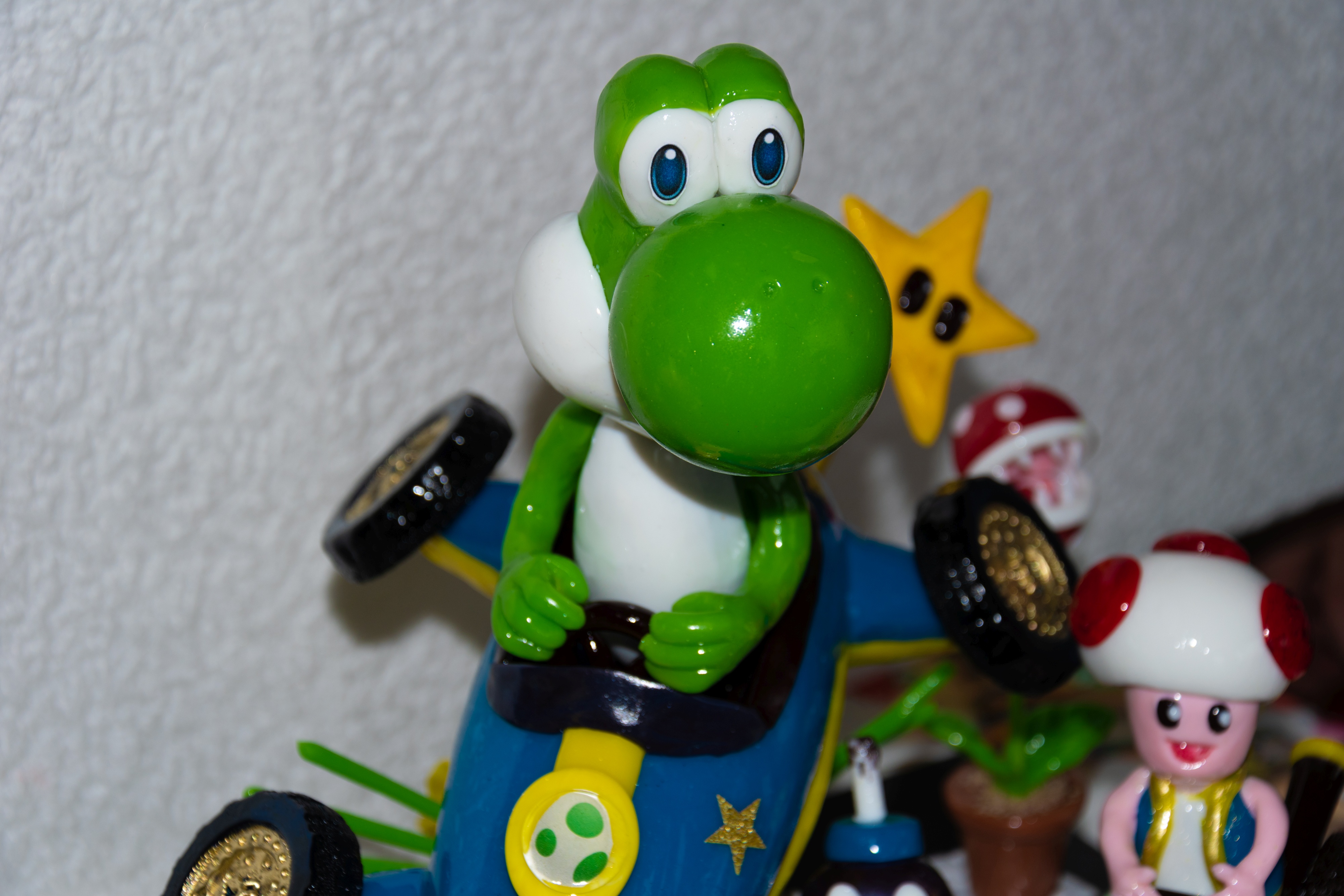 Geburtstagskuchen Dekoration 2018 - Yoshi & Toad - 009