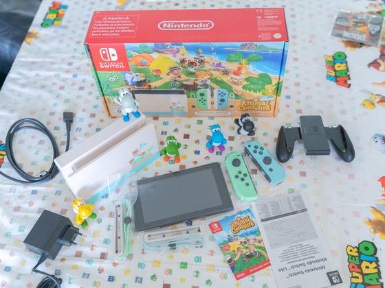 Nintendo Switch Animal Crossing New Horizons Edition Unboxing - 004