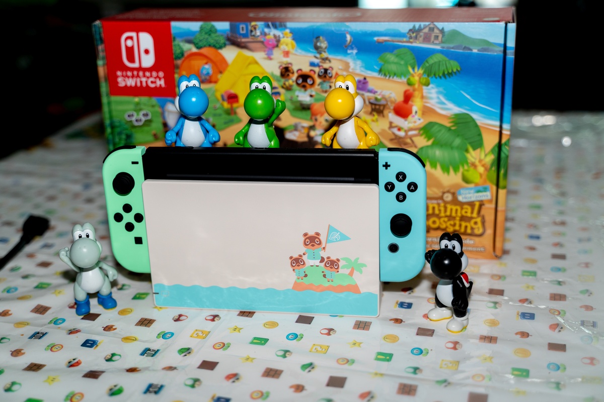 Nintendo Switch Animal Crossing New Horizons Edition Unboxing - 009