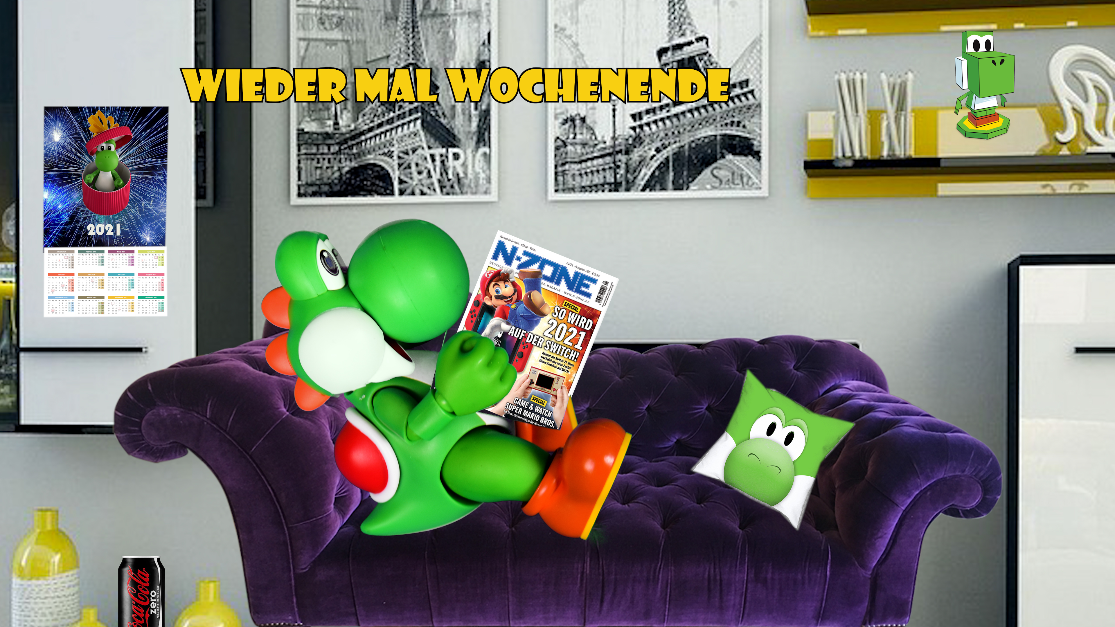 Mario & Yoshi Wallpaper Februar 2021 - 023