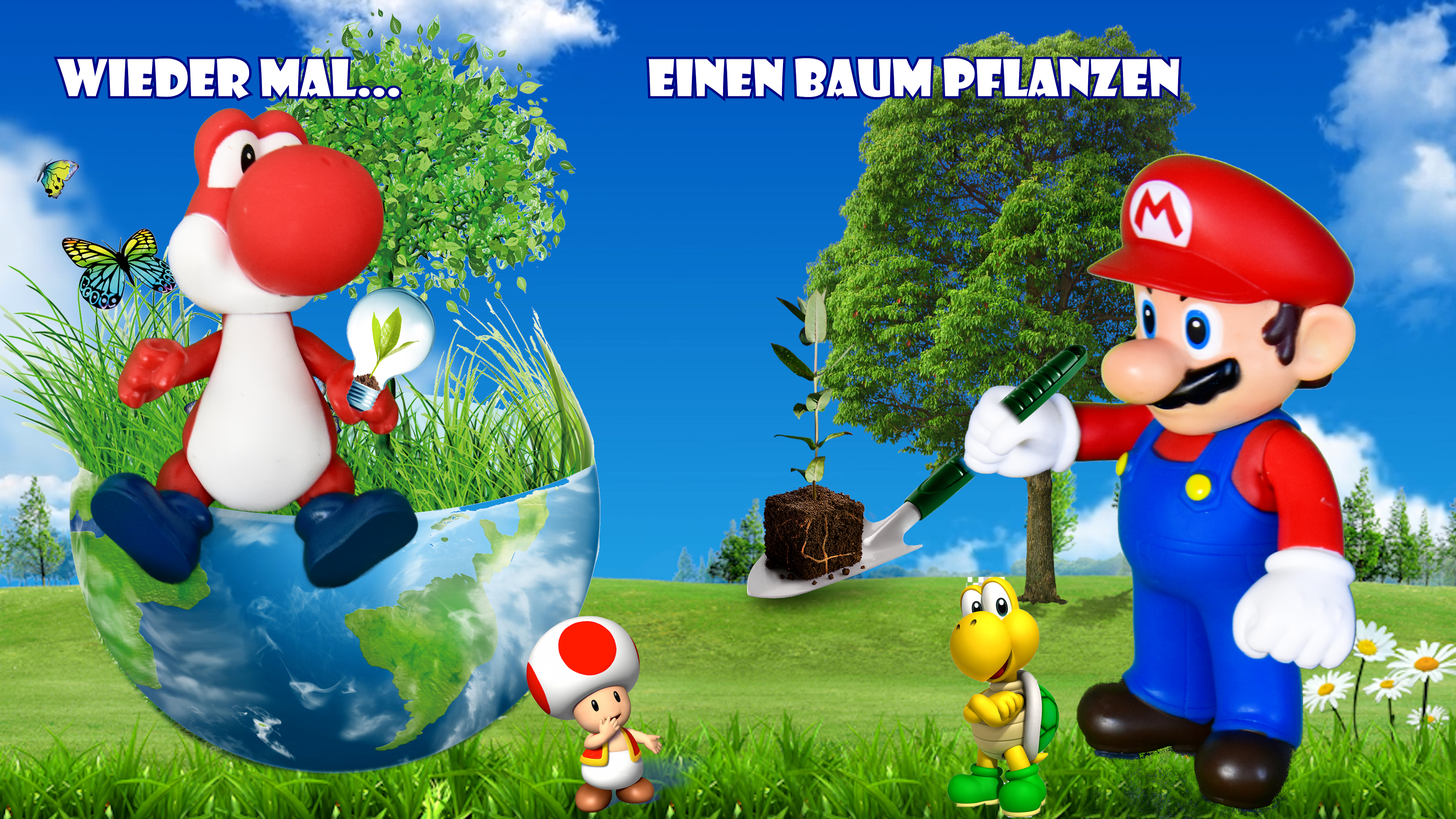 Mario & Yoshi Wallpaper März 2021 - 007