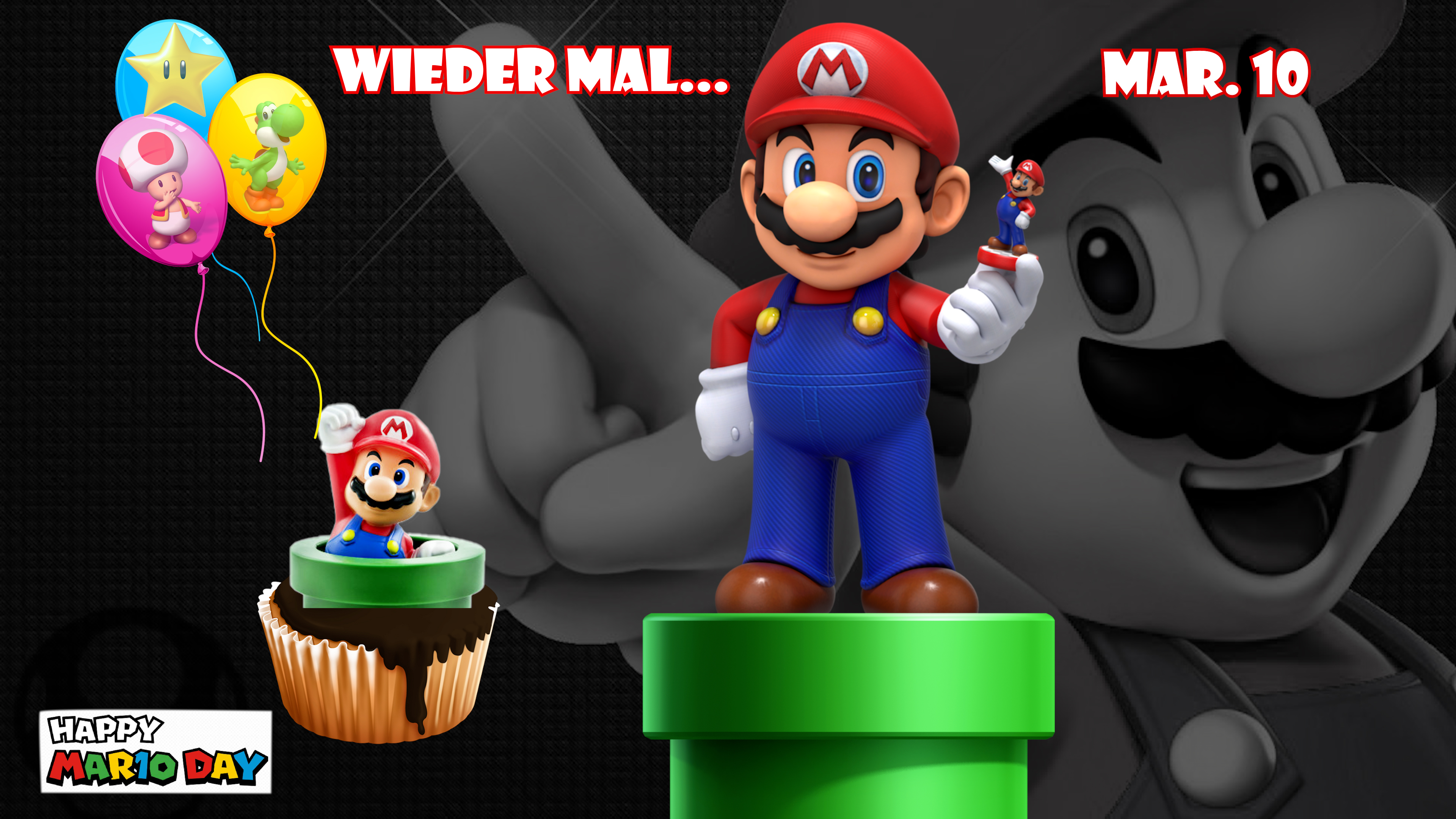 Mario & Yoshi Wallpaper März 2021 - 008