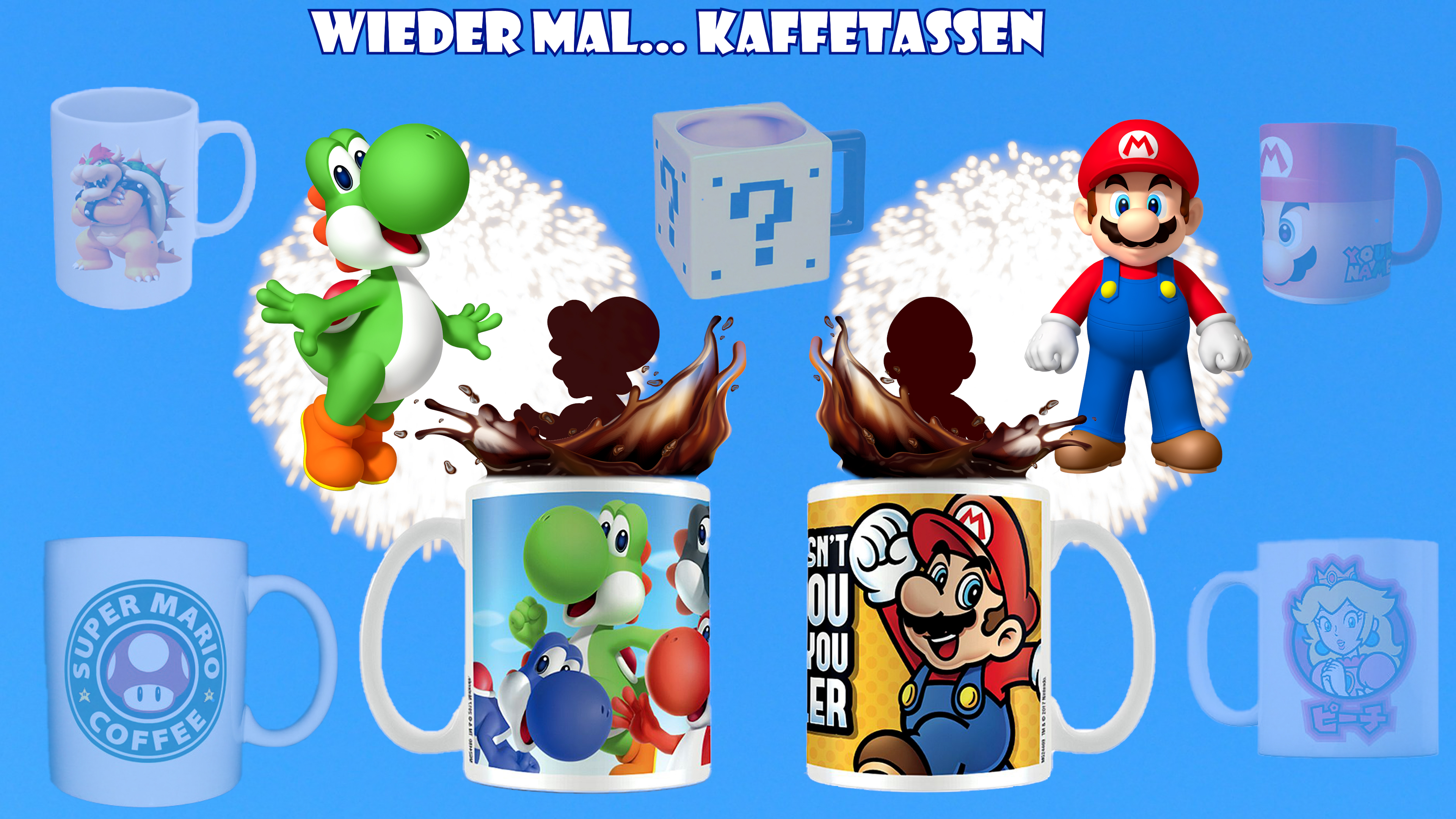 Mario & Yoshi Wallpaper April 2021 - 003