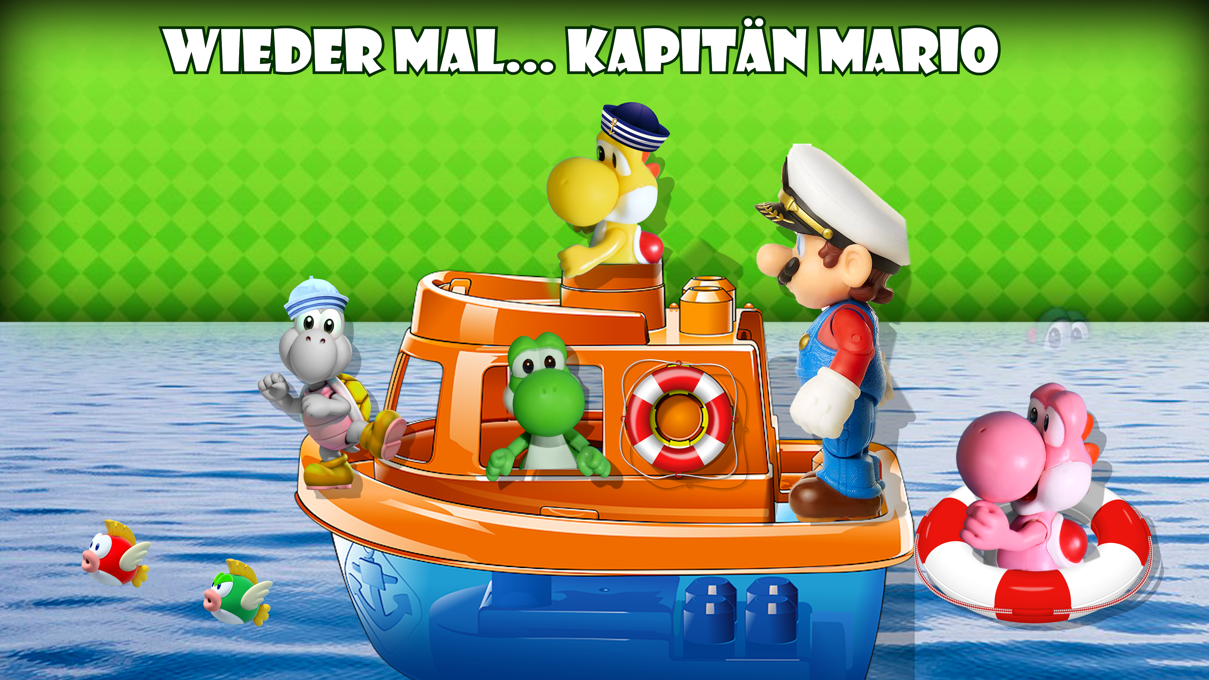 Mario & Yoshi Wallpaper April 2021 - 004