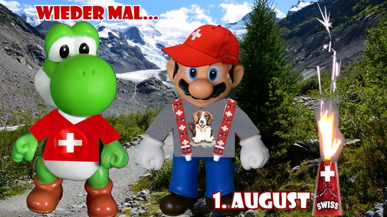 Mario & Yoshi Wallpaper August 2021 - 001