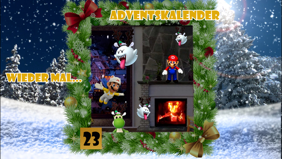 Mario und Yoshi Wallpaper (Dezember) - 023