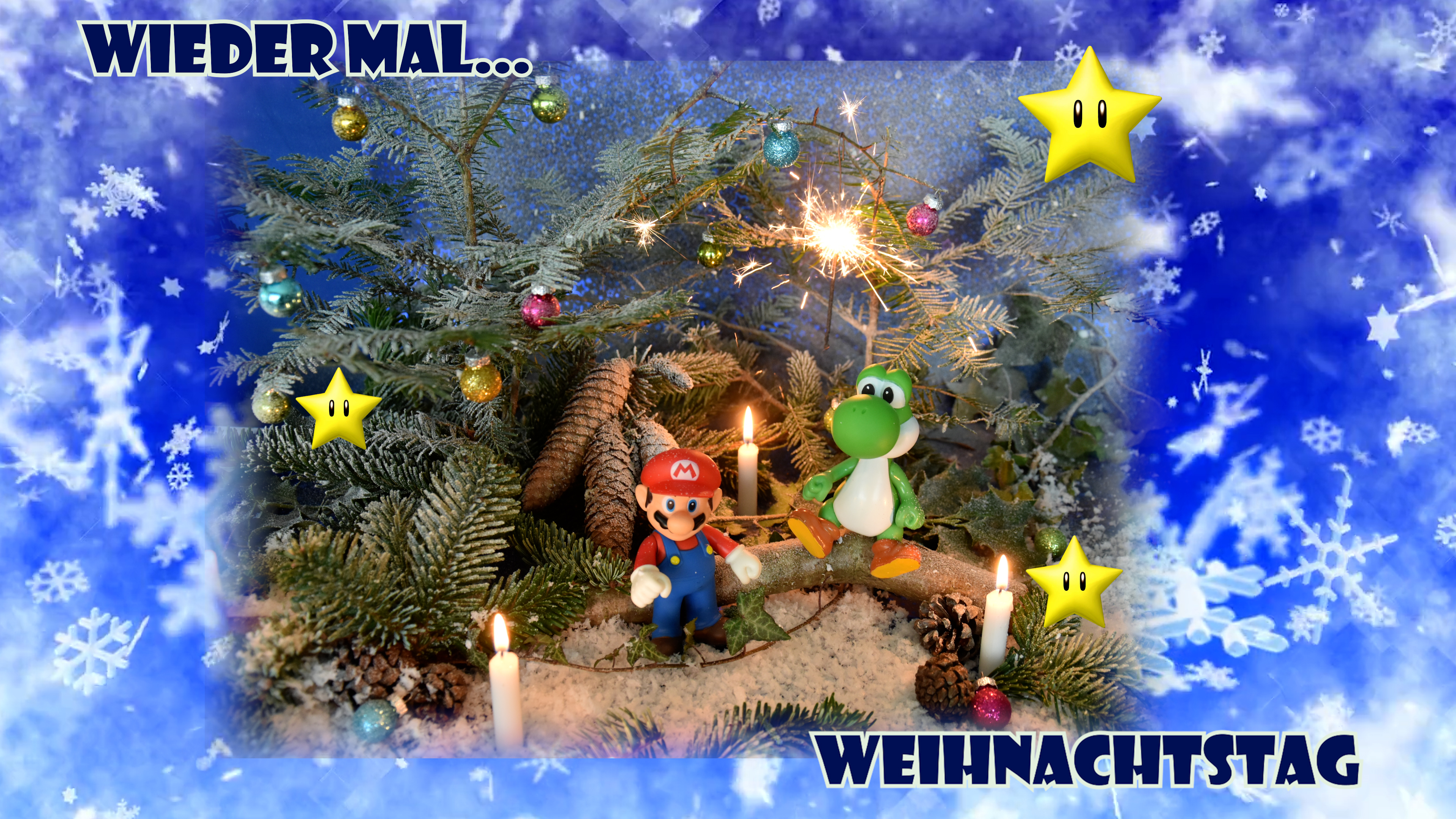 Mario und Yoshi Wallpaper (Dezember) - 028