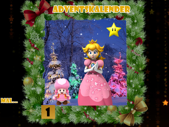 Mario und Yoshi Wallpaper (Dezember) - 001