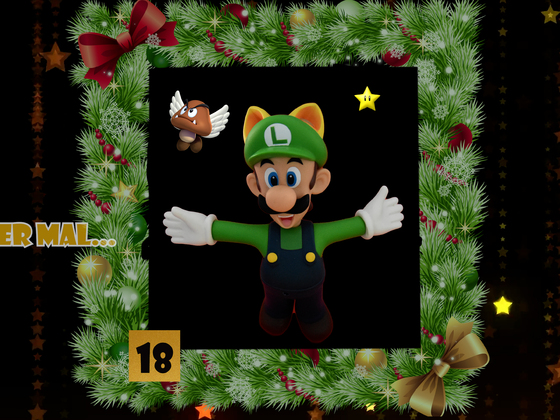 Mario und Yoshi Wallpaper (Dezember) - 018