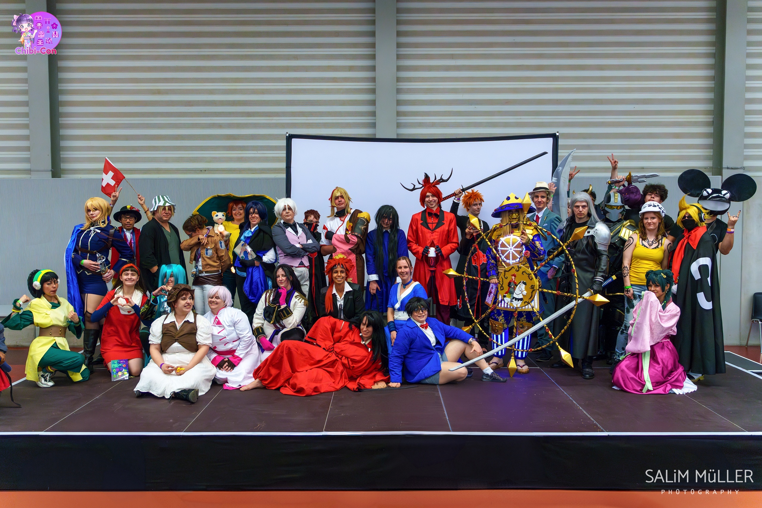Chibi-Con 2024 - Day 1 - Cosplay Gruppenfoto - 002