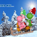 Mario und Yoshi Wallpaper (November) - 010