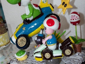 Geburtstagskuchen Dekoration 2018 - Yoshi & Toad - 005