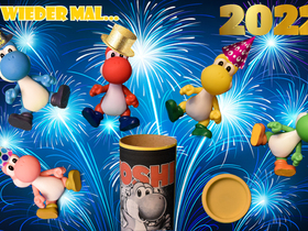 Mario und Yoshi Wallpaper (Dezember) - 029