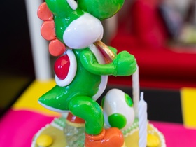 Geburtstagskuchen Dekoration 2019 - Yoshi & Bowser - 008
