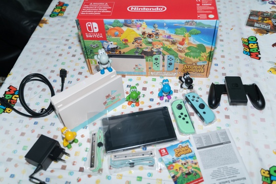 Nintendo Switch Animal Crossing New Horizons Edition Unboxing - 005