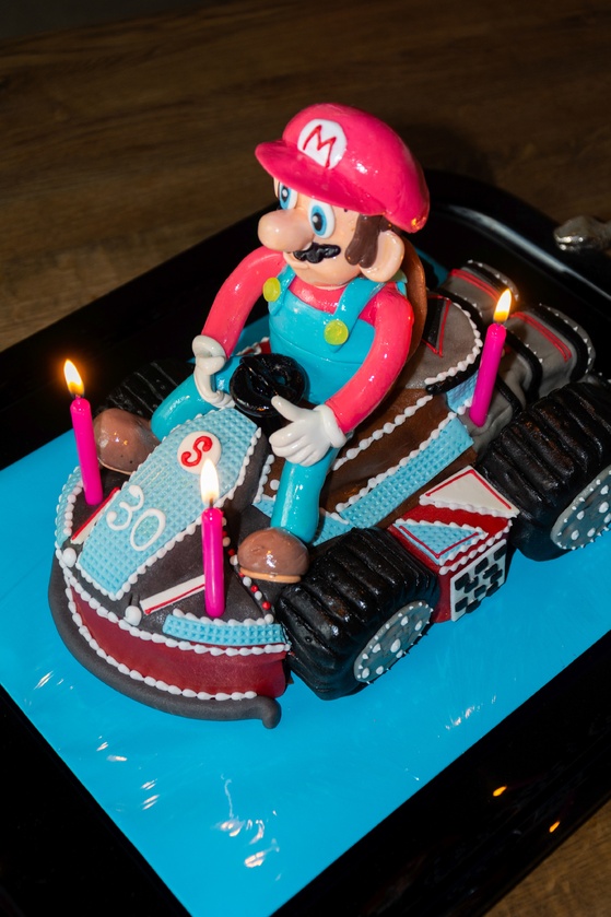 Geburtstagskuchen Dekoration 2016 - Mario Kart - 006