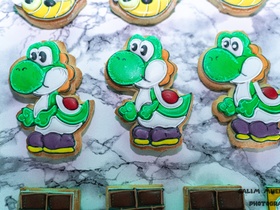 Super Mario Guetzli bachen mit Barni - 005