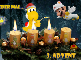 Mario und Yoshi Wallpaper (Dezember) - 026